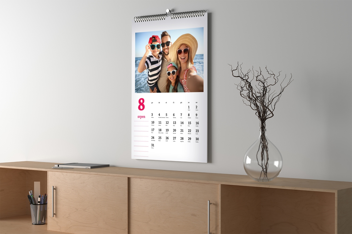 Závěsný kalendář do obýváku Závěsný kalendář do obýváku