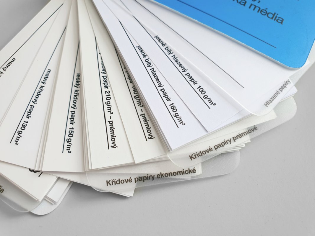 Široký výběr papírů