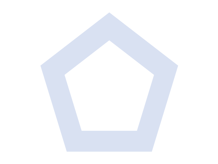 pětiúhelník s výřezem