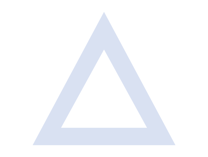 trjúhelník s výřezem