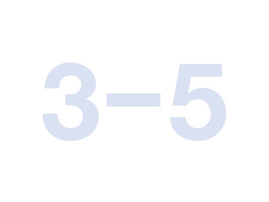 3–5 let
